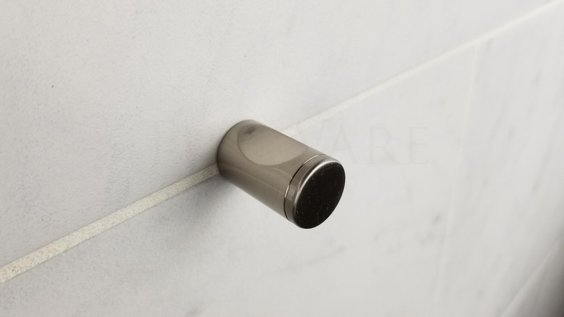 TileWare - Crochet encavure Promessa Series Nickel brossé contemporain ||T101-311-BN - Ceramed