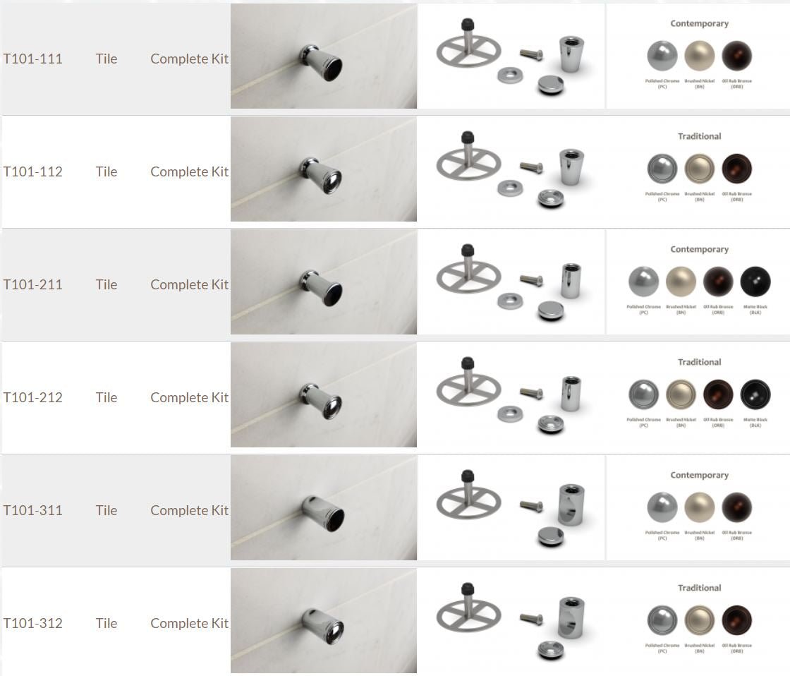 TileWare - Crochet Tee Kit Tradit. Nickel Bross (2) ||T101-222-BN - Ceramed