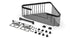 TileWare - Panier de douche de coin extra pofond Promessa Series noir mat ||T100-050-BLK - Ceramed