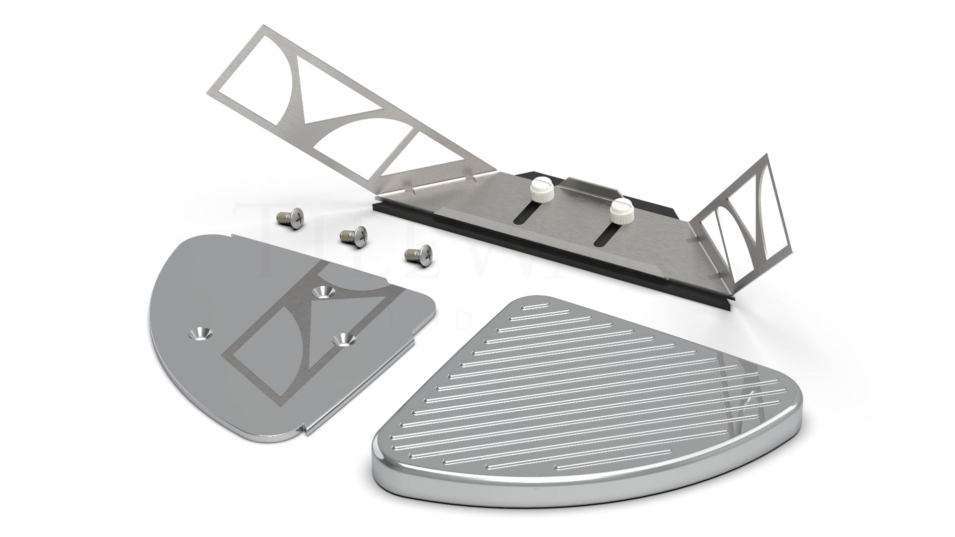 TileWare - Pieds d'appui Victoria Series Chrome poli ||T210-001-PC - Ceramed