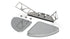 TileWare - Pieds d'appui Victoria Series Chrome poli ||T210-001-PC - Ceramed