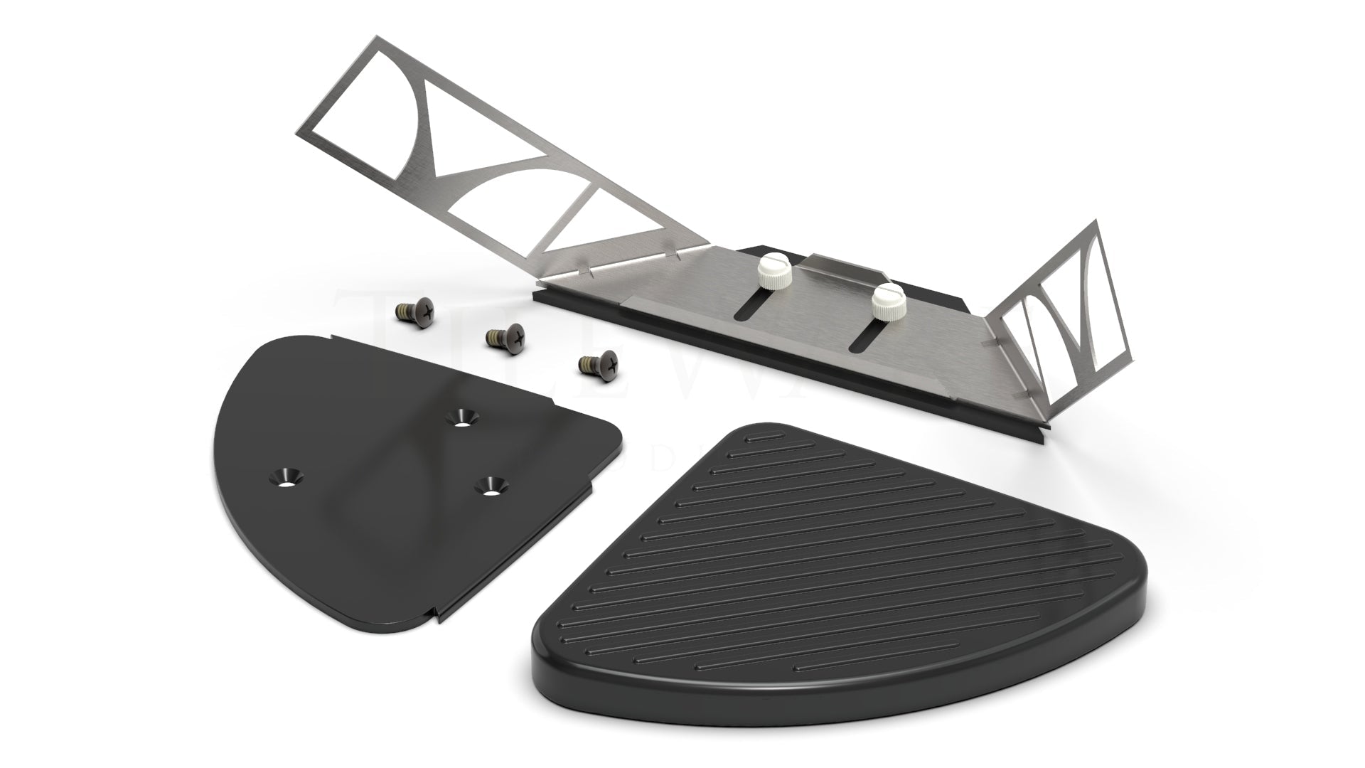 TileWare - Repose pied Serie Victoria noir mat ||T210-001-BLK - Ceramed