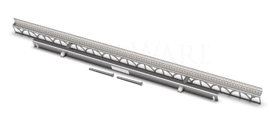 TileWare - rough-In' ADA 18" Grab Bar Z Fastener ||PT100-514 - Ceramed