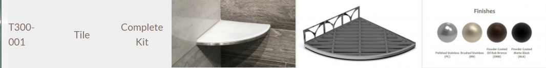 TileWare - Tablette Claddy-T A Recouvrir Bronze Huile ||T300-001-ORB - Ceramed