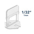 TLS-1-Diaplas Clips de nivellement 1/32" pour carreaux de 3 à 12 mm d'épais (Copie) - Ceramed