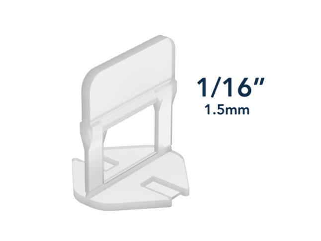 TLS-1.5-Diaplas Clips de nivellement 1/16" pour carreaux de 3 à 12 mm d'épais - Ceramed