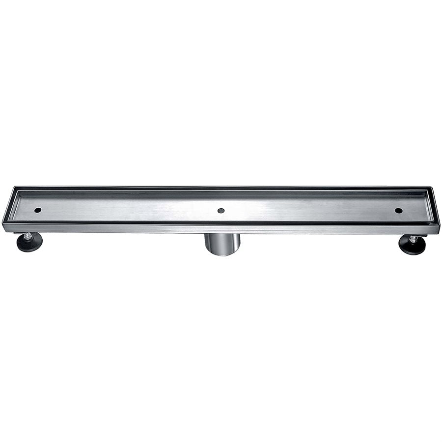 Toolway - Drain de carrelage linéaire 2" x 47" x 3" x 3 1/8"