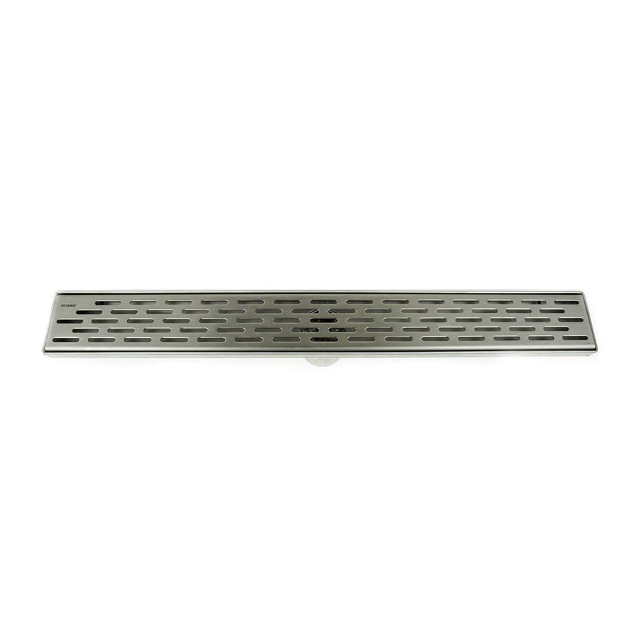 Toolway - Drain de douche linéaire 2" x 24" x 3" x 3 1/8"