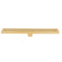 Toolway - Drain de douche linéaire ToWo avec fente en or brossé 2-3/4" x 24"