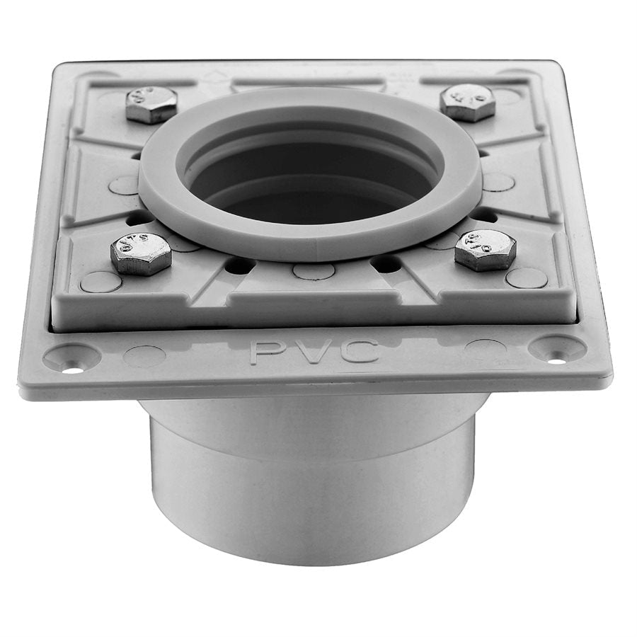 Toolway - Drain de douche PVC 4-3/8" x 5-9/16" x 3"