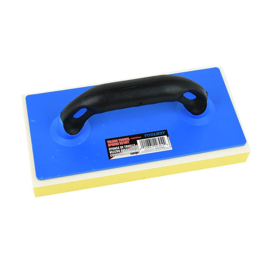 Toolway - Éponge "détachable" à velcro avec flotte 5 1/2" x 11"