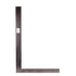 Toolway - Equerre de charpentier 16" X 24" en acier poli