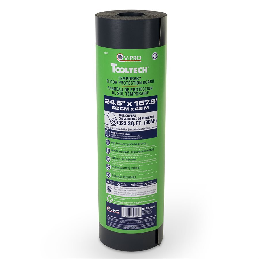 Toolway - Film de protection de surface Tooltech V-Pro 24-5/8" x 157.5' - 0.05 mm (323 pi²)