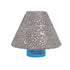 Toolway - Flat Conical Vacuum Brazed Diamond Mill Bit 5/8"-11 Thread 25-Grit 13/16" to 1-7/8"