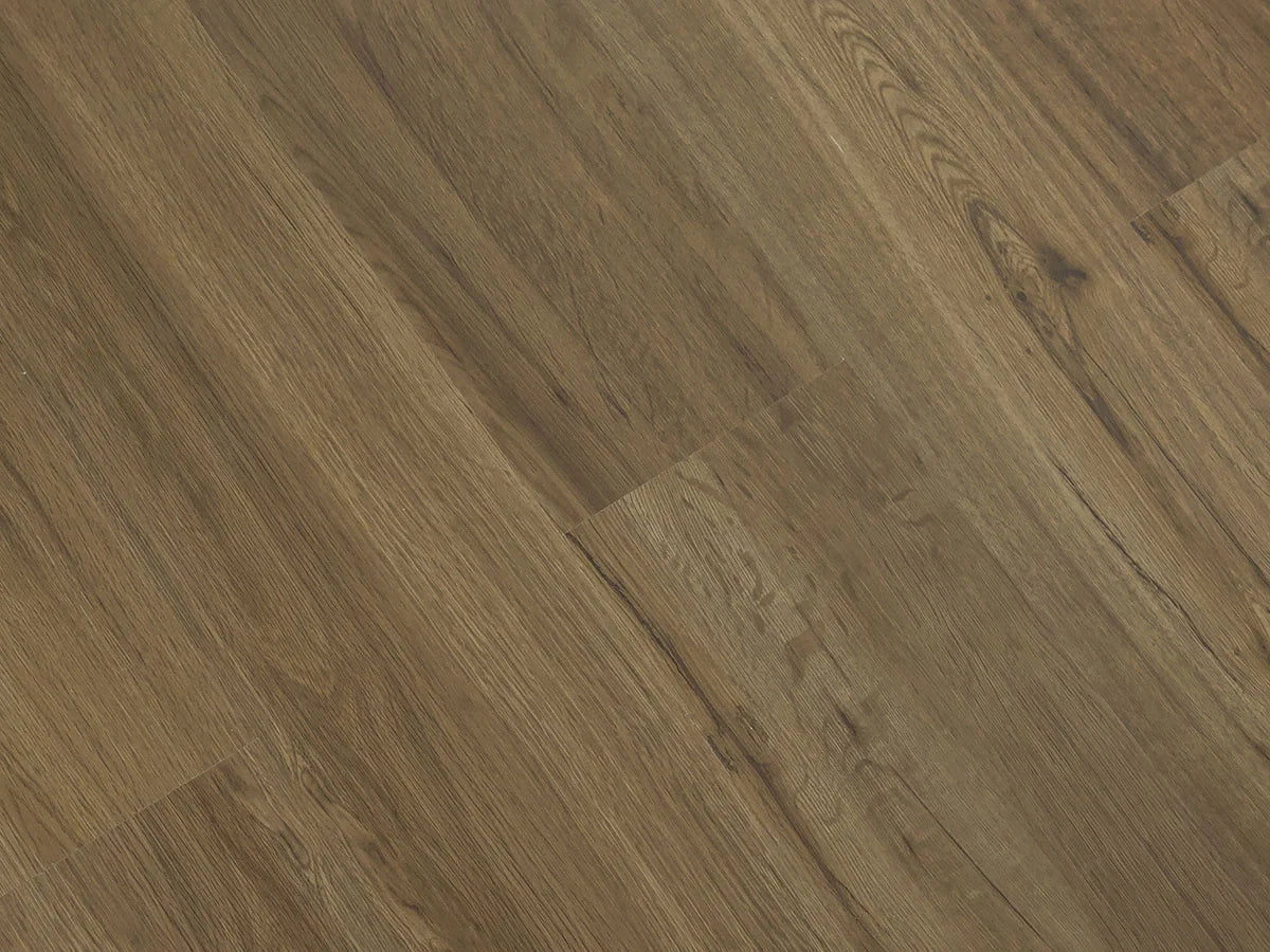 Toucan - Plancher de vinyle clic TFSPC121P-F - Milk Chocolate / 5.5mm / 48 x 7.25 x 0.25 - Ceramed