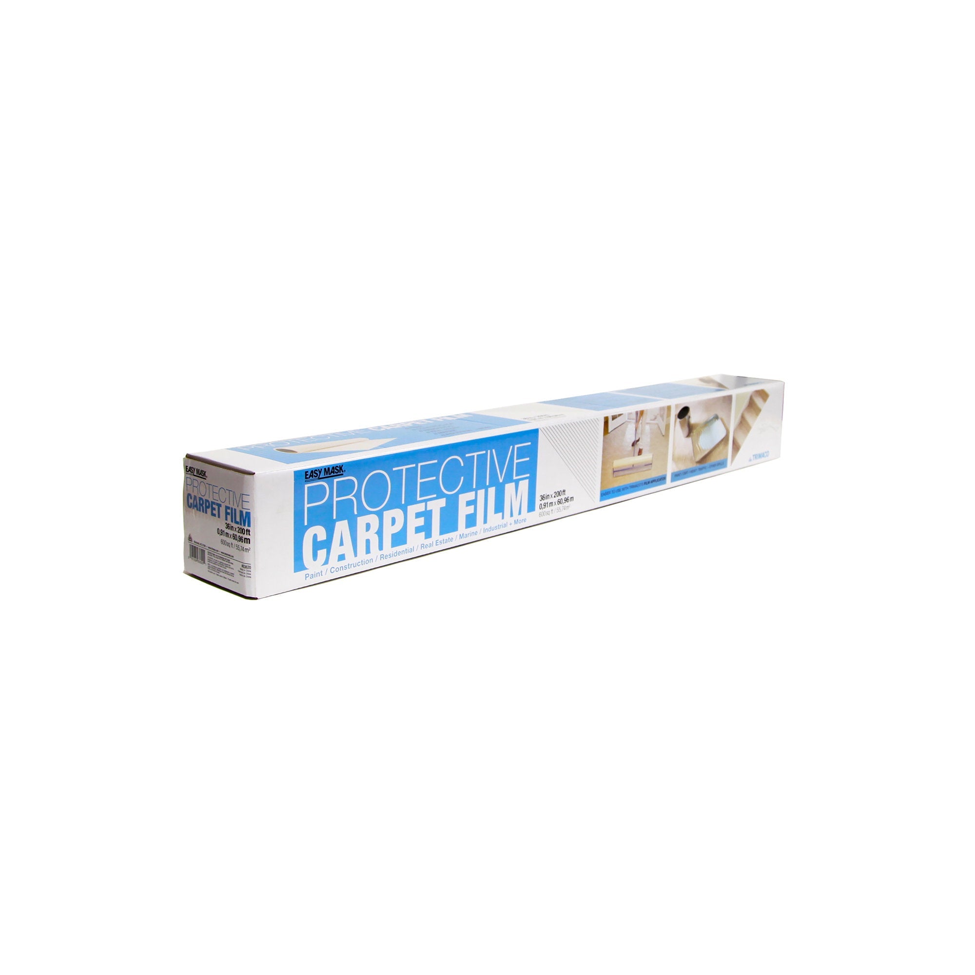 Trimaco - Easy Mask Pellicule protectrice pour tapis - 36" x 500'