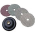 Troxell - Ensemble de Pads de polissage 5" avec fixation - Grain 100-200-400-800