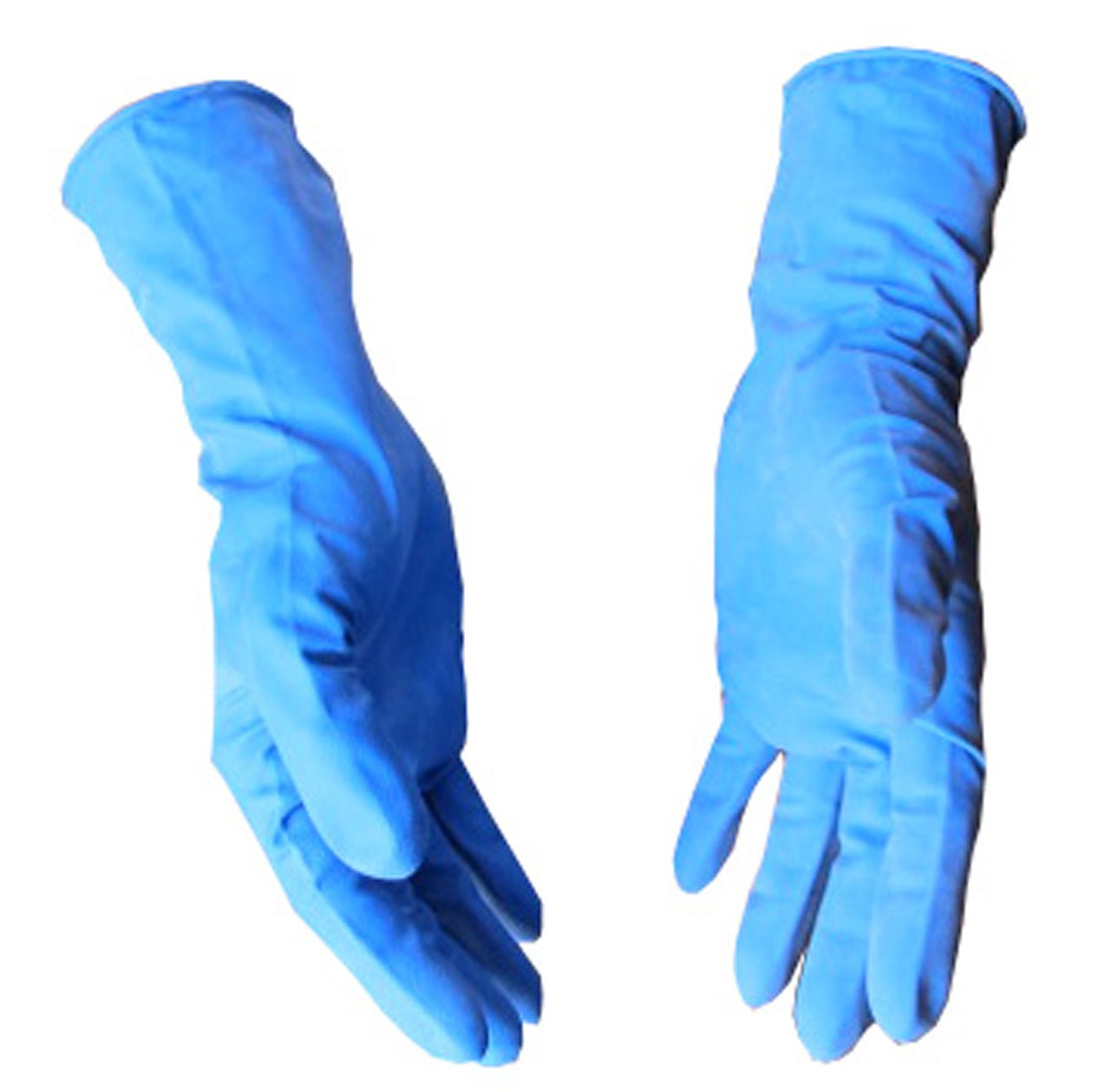 Troxell - Gants en latex bleu disposable 15mil - Large (paquet de 50)