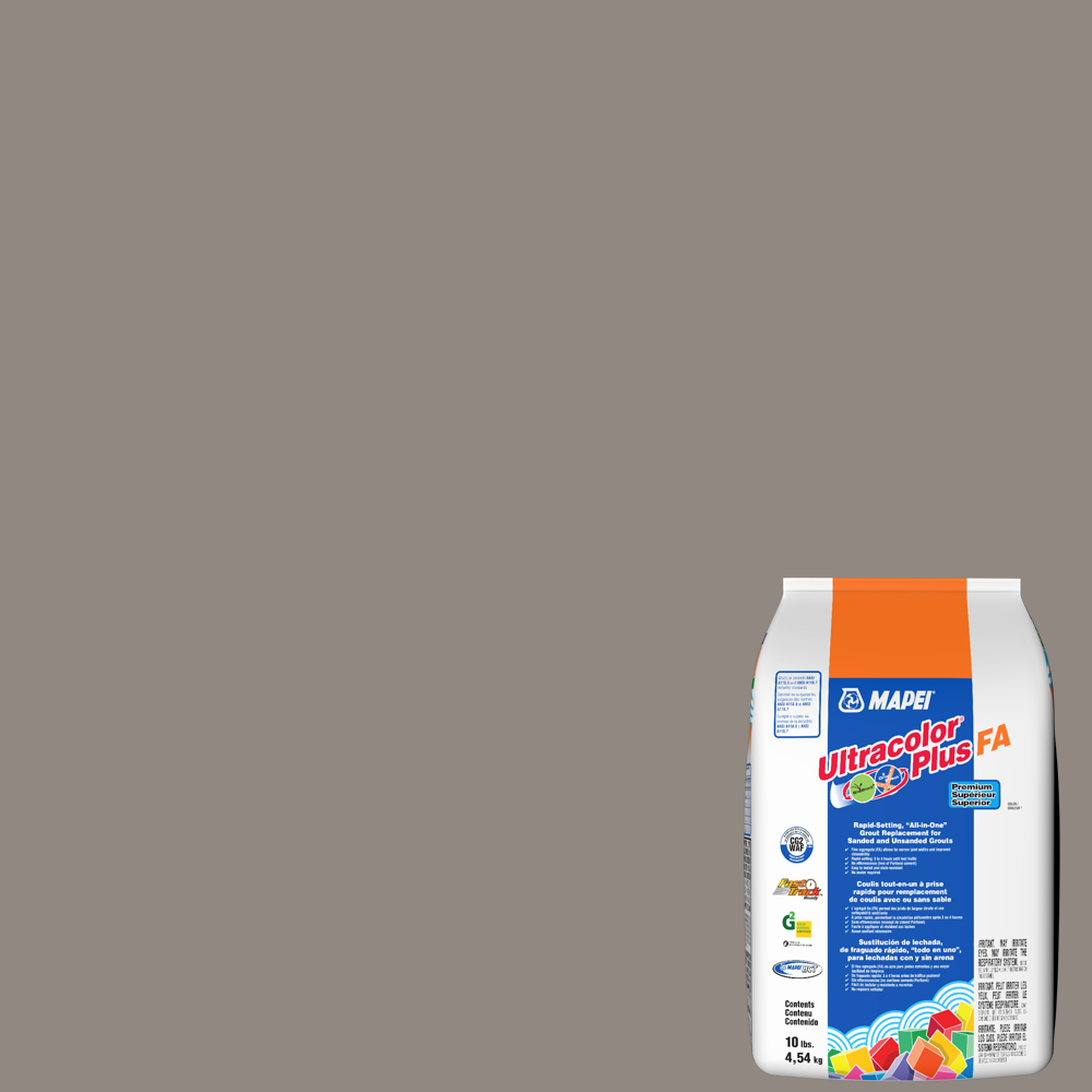 Mapei - Ultracolor Plus FA Coulis tout-en-un à prise rapide #5002 Étain 10 lb