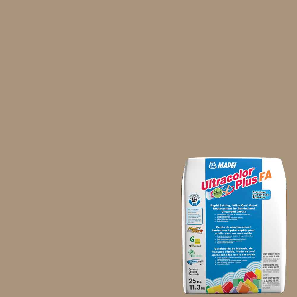 Mapei - Ultracolor Plus FA Coulis tout-en-un à prise rapide #5005 Chamois 25 lb