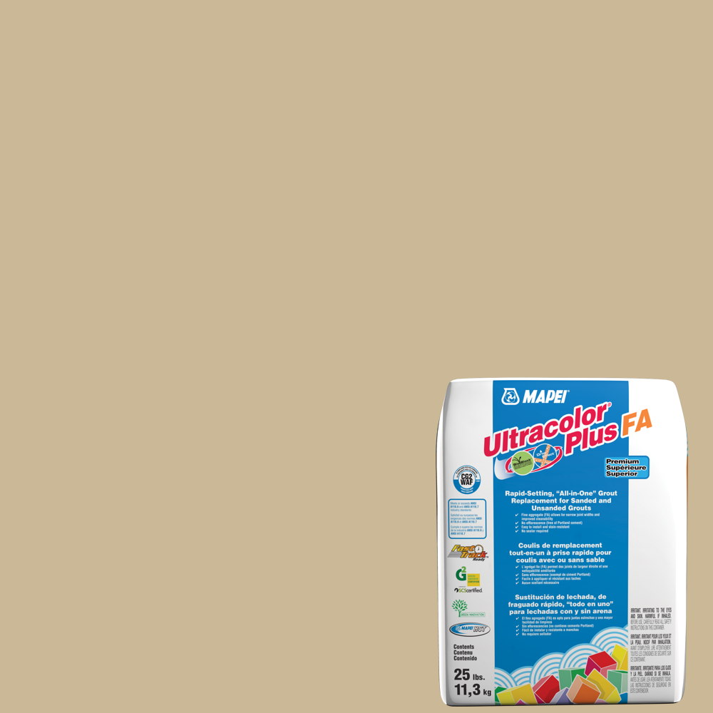 Mapei - Ultracolor Plus FA Coulis tout-en-un à prise rapide #5006 Moisson 25 lb