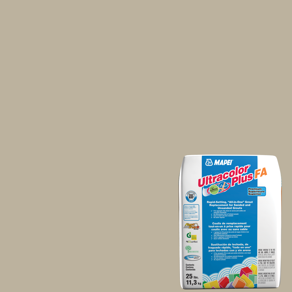 Mapei - Ultracolor Plus FA Coulis tout-en-un à prise rapide #5039 Ivoire 25 lb