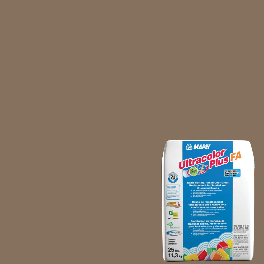 Mapei - Ultracolor Plus FA Coulis tout-en-un à prise rapide #5042 Moka 25 lb