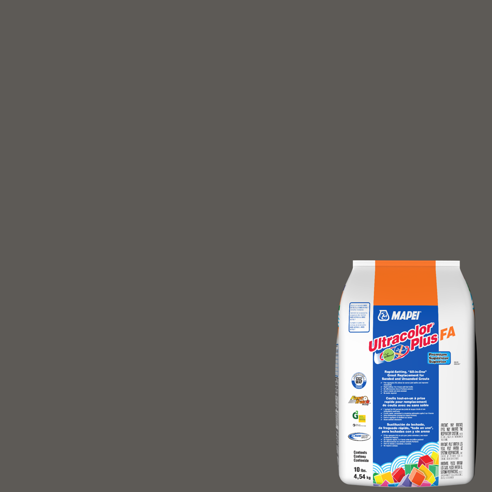 Mapei - Ultracolor Plus FA Coulis tout-en-un à prise rapide #5047 Anthracite 10 lb