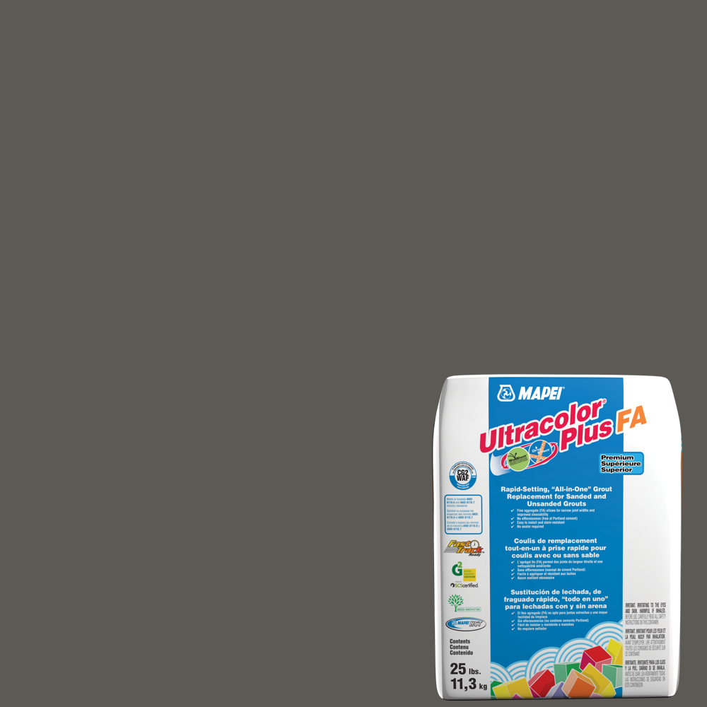 Mapei - Ultracolor Plus FA Coulis tout-en-un à prise rapide #5047 Anthracite 25 lb