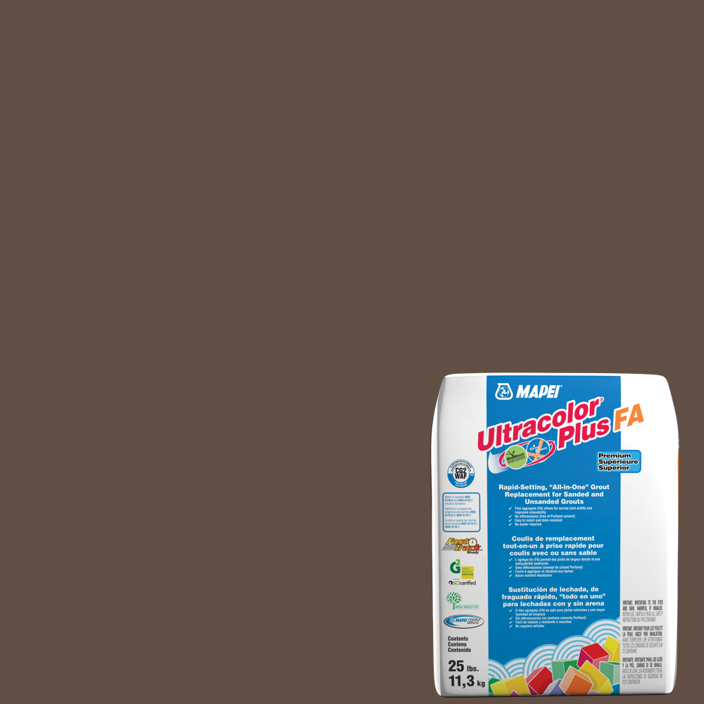 Mapei - Ultracolor Plus FA Coulis tout-en-un à prise rapide #5079 Cacao 25 lb