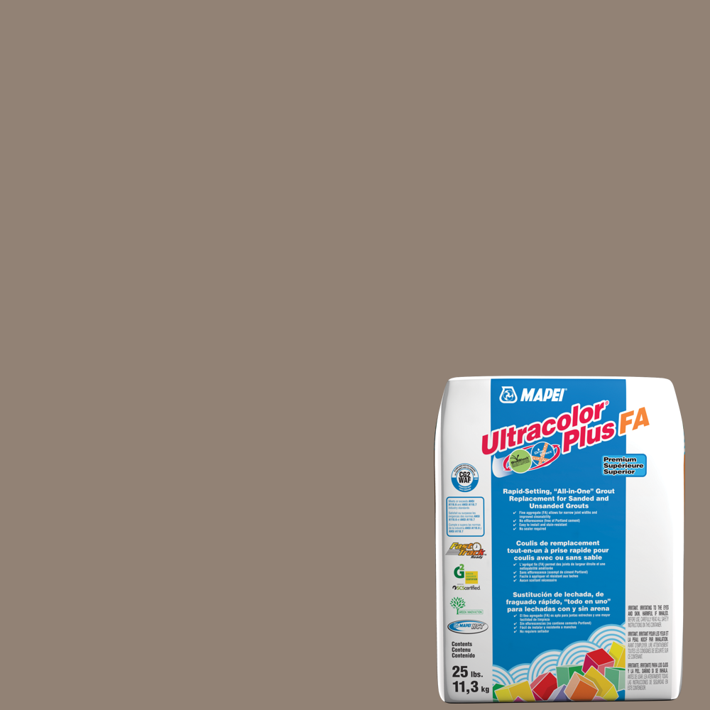 Mapei - Ultracolor Plus FA Coulis tout-en-un à prise rapide #5106 Noyer 25 lb