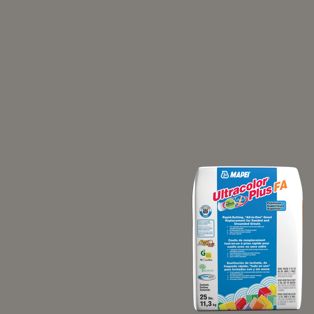 Mapei - Ultracolor Plus FA Coulis tout-en-un à prise rapide #5107 Fer 25 lb