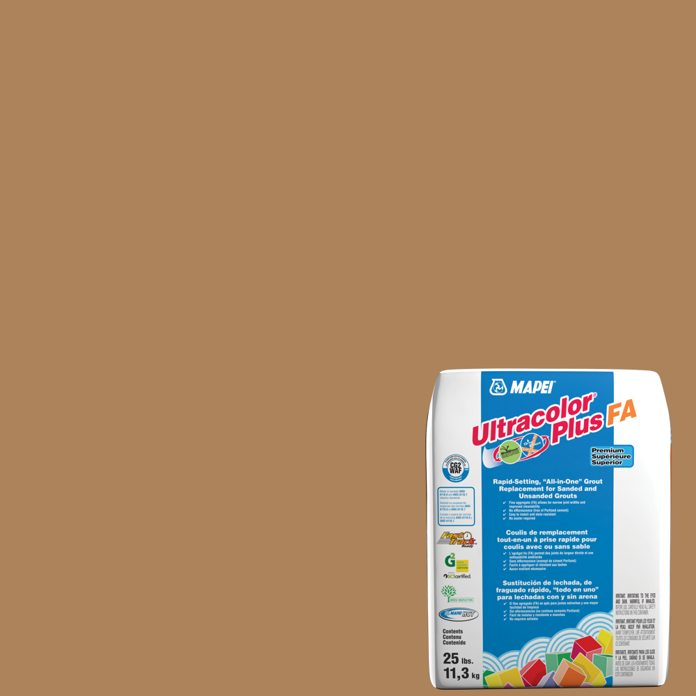 Mapei - Ultracolor Plus FA Coulis tout-en-un à prise rapide #5109 Ocre 25 lb