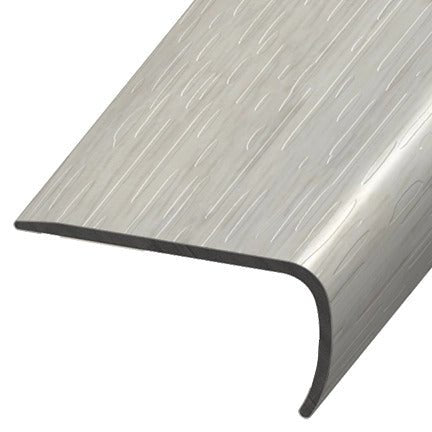 Versatrim - Nez de marche VersaEdge Standard PVC #112518 Ivory Brushed Oak - 1" (25.4 mm) x 2" x 94"