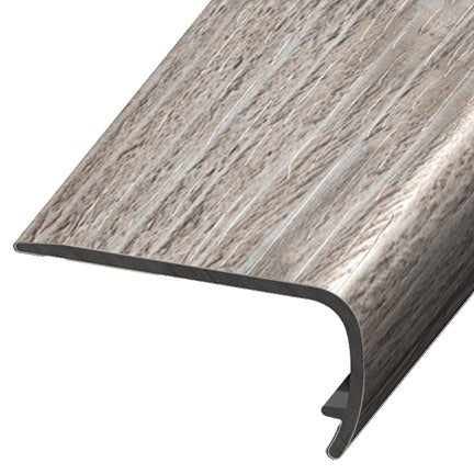 Versatrim - Nez de marche VersaEdge Standard PVC #3473 Boulder Oak - 1" (25.4 mm) x 2" x 94"