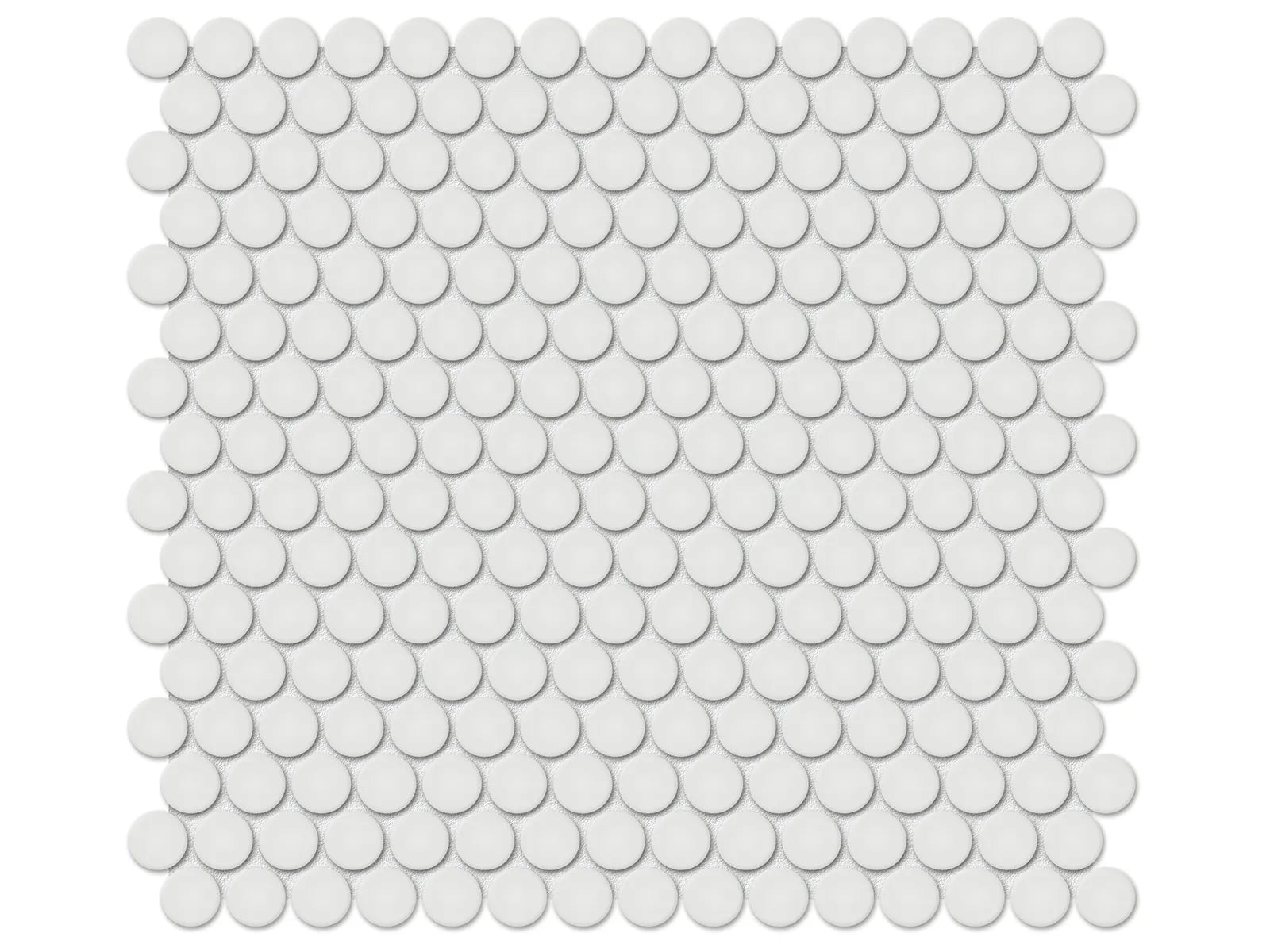 Soho Vintage Grey Mosaïque - 3/4" Penny Round