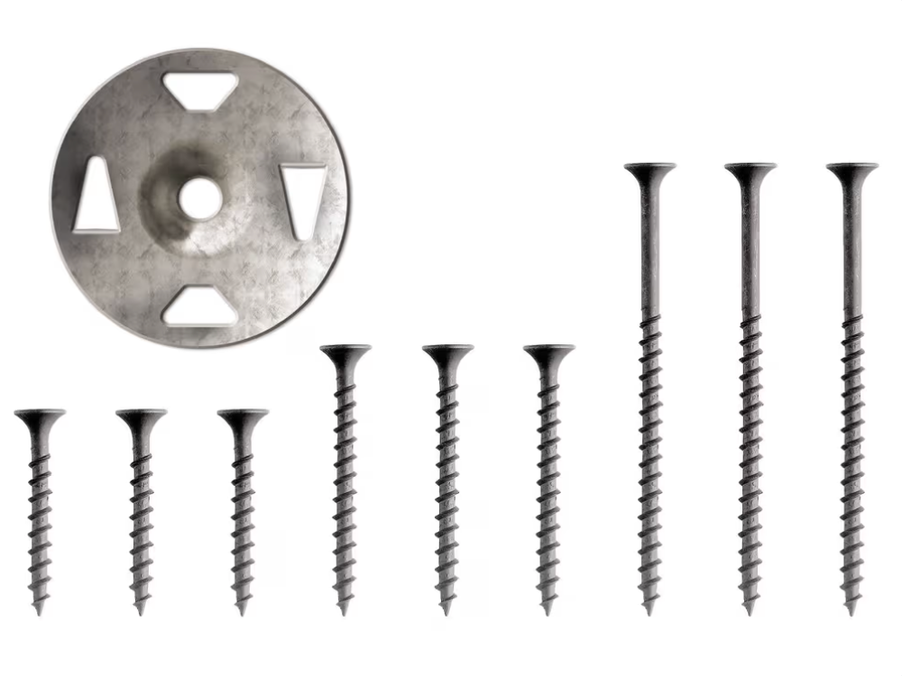 Schluter KERDI-BOARD-ZS 1-5/8" Coarse Thread Screw (200 Pack) ||KBZS35G