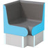 Wedi - Base de banc de douche en angle Sanoasa Comoda 90° 19-11/16" x 25-5/8" x 9-7/8"