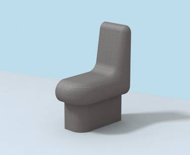 Wedi - Banc de douche Sanoasa Comoda extemite gauche R=600 23-5/8" x 27-9/16" x 24-13/32"