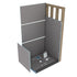 Wedi - Ensemble de douche Fundo Primo avec base de douche de 42" x 42" et drain central