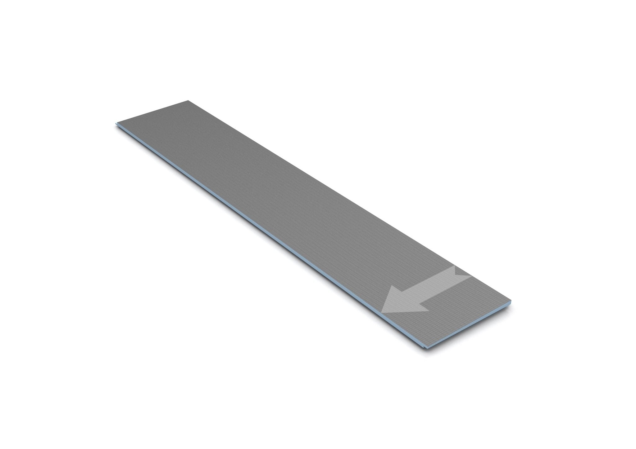 Wedi - Extension de base de douche prérainuré - 72" x 12"