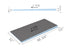 Wedi - Fundo - Extension de module de drain linéaire - 32" x 66-3/4" ||US9330001