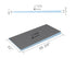 Wedi - Fundo - Extension de module de drain linéaire - 42" x 66-3/4" ||US9330004