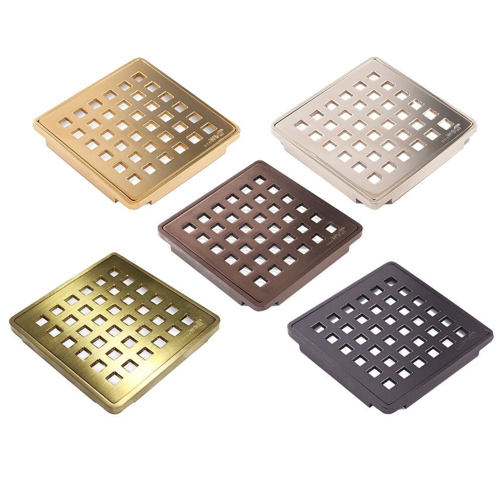 Wedi - Fundo Gold Finish Cover 3.75x3.75