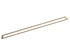 Wedi - Fundo Riolito - Cadre de grille de drain linéaire acier inoxydable laiton brossé B31 - 1/4" x 2-9/16" x 32" ||US1000100