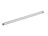 Wedi - Fundo Riolito - Cadre de grille de drain linéaire acier inoxydable noir mat MB43 - 1/4" x 2-9/16" x 43-25/32" ||US1000089