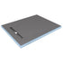 Wedi Fundo Riolito Neo - Base de douche à drain linéaire 48 × 60 po