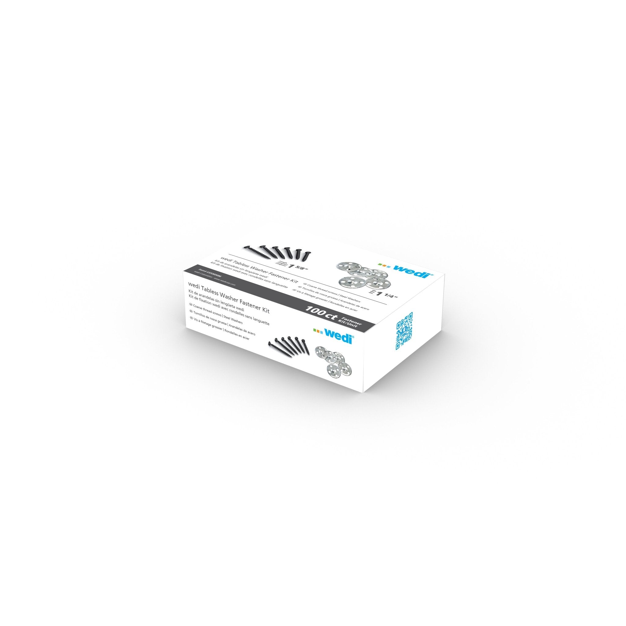Wedi - Kit de fixation avec rondelles sans languettes