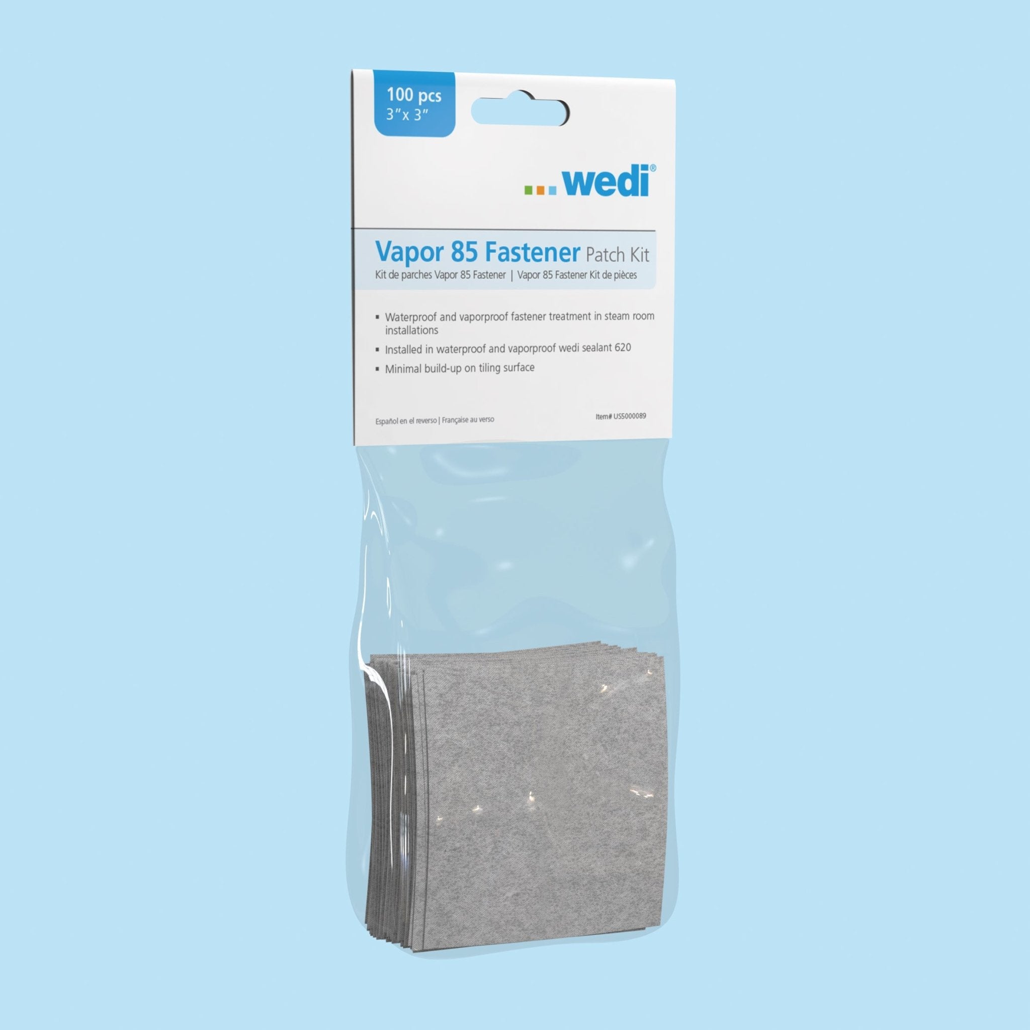 Wedi - Kit de patch Vapor 85 - Carrés de 3" x 3"