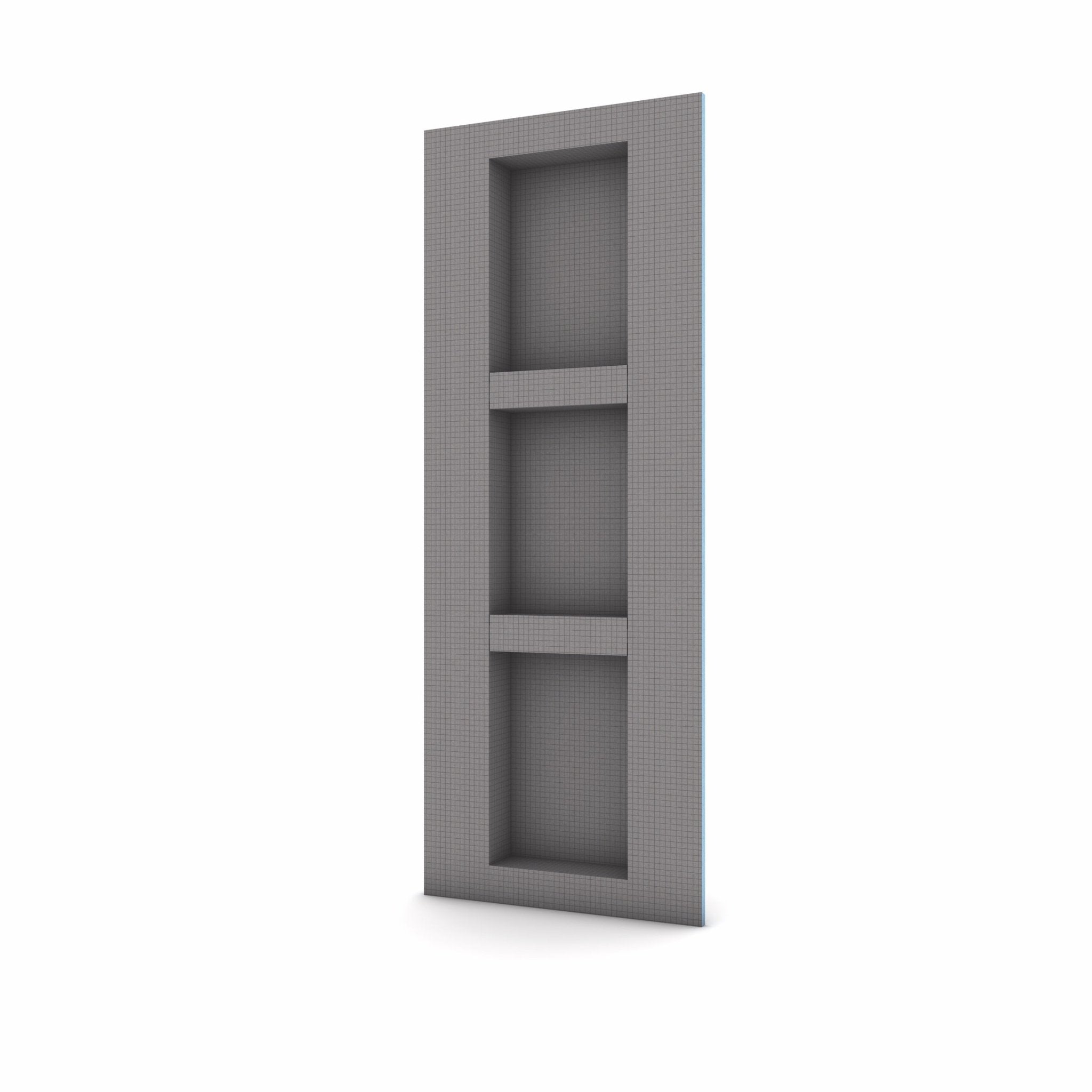 Wedi Niche de douche préfabriquée avec tablettes ajustables 16 × 42 × 4 po